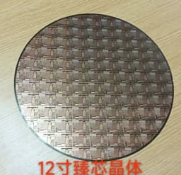 6 inch 12 Inch 8-inch Silicon Wafer, Round Lithography Wafer Semiconductor Exhibition Display, Integrated Circuit