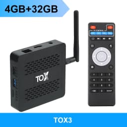 TOX3 Smart TV Box Android 11 4GB 32GB Amlogic S905X4 Wifi 1000M BT 4K Media Player Set Top Box