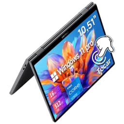 CHUWI MiniBook X Touch Screen Tablet Laptop 2-in-1 Intel U300 16GB LPDDR4X 512G SSD 10.51'' 2K FHD Notebook WiFi6 Windows 11 Convenient Office Computer