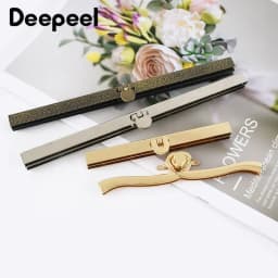 1/2/3/5Pcs Deepeel 10-19cm Metal Turn Lock Purse Frame Locks Buckle Wallet Bag Kiss Clasp Closure Parts DIY Hardware Accessories