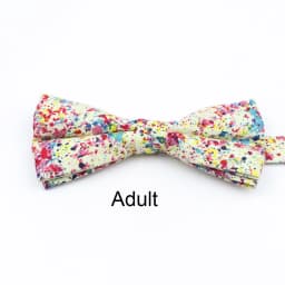 Cotton Floral Parent-Child Bowtie Set Bow Tie Necktie For Men Wedding Party Business Suits Gravata Pink Yellow Butterfly Cravats