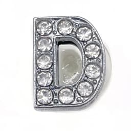 Shoe Charms Glitter Rhinestone Letter Silver Crystal Alphabet DIY Alloy Shoe Decorations Jewelry Slider Bracelet Wristbands