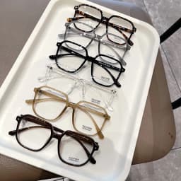 TR90 Material Square Shape Men's Glasses Frame Blue Light Blocking Eye Glasses Frames Women Korean Stylish Eyewear Frames