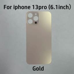 Back Cover Glass For iPhone 13 Pro /13 Pro Max, Rear Battery Door Housing Replacement Repair Part