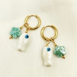 Cute Octopus Earrings Creative Glass Octopus Long Drop Earrings Unqiue Marine Series Design Earrings Wholesale Custom Packaging