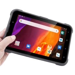 UNIWA T85S 8 Inch Kiosk Mode 4G Rugged Tablet PC 4GB+64GB IP67 MT6765 Helio P35 Android 12 2D 1000 Nits Screen Optional NFC GPS