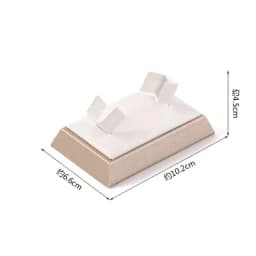 Champagne White Display Case Necklace Rack High-End Jade Jewelry Display Props Counter Display Crystal Exhibition Stand