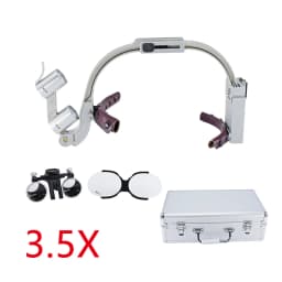 2.5X 3.5X Dental LED Head Light Lamp For Magnification Binocular Loupes 5W Light Dentisit Surgical Headlight Lab Equipment