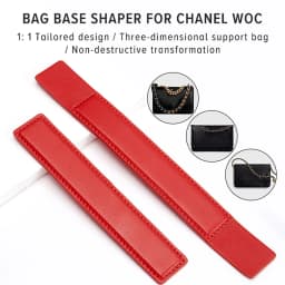 CRAZYSMITH Leather Bag Base Shaper For Chanel Woc Insert Portable Support Bottom Pad Handbag Inner Transformation Accessories
