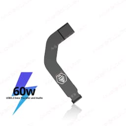 USB3.2 60W Elbow Type C Male to Female Cable FPC Flexible Cable for Apple Android Tablet Charging Data Sync Type C Connector