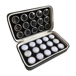 Transparent Gemstone Gem Jar Display Box Loose Diamond Jewelry Storage Carrying Case Nail Gem Stones Holder Organizer Container
