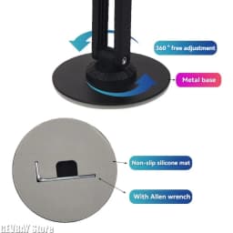 Magnetic Tenting Bracket for Split Keyboard Detachable 360 Degree Height Adjustable for Phone Tablets PC Game Accessories