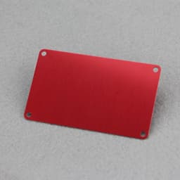 3pcs Black Blue Red Pad Printing Anodized Aluminum Sheet Steel Plate Processing Blank Card Laser Engraving Board Sheet Marking