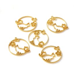 5pcs Cat Border Mold Resin Molds Silicone Geometric Hollow Metal Frame Bezel Epoxy Resin Molds Pendant For DIY Jewelry Making