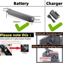 Reention Dorado Pro Ebike Battery 36V 11.6Ah 10.4Ah 12Ah 14Ah 13Ah 14.5Ah 15Ah 16Ah 17.5Ah for Reention Dorado Pro Battery