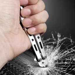Unsharpened practice knife foldable tire cleaning hook screwdriver accessories stone remover rock digging tools butterfly knife