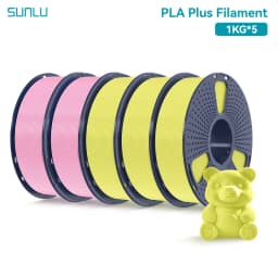 SUNLU 5KG PLAPLUS Filament 1.75MM Neatly Arranged No Knots No Bubble Eco-Friendly Non-Toxic Odorless Bright Color Good Toughness