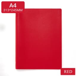 A4 Ring Binder Soft PU Leather Cover 30 Holes A4 File Folder