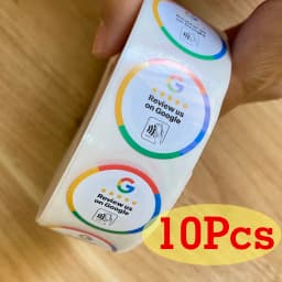 White Review Us On Google Tap Card NFC Ready To Be Activated Instantly Boost Business Reviews Google Review Tap NFC Card Tag