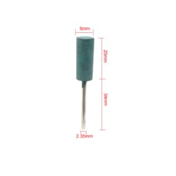 12pcs Silicone Point Rubber Mounted Polisher 2.35mm Shank Jewelry Grinding Head Rotary Tools