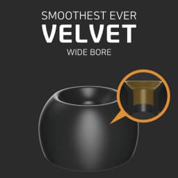 ELOIT/DIVINUS Velvet Wide Bore Silicone Earphone Eartips For 4-6mm Nozzle, Soft Deeply Ear Tips For Earbuds Tanchjim 4U,Davinci