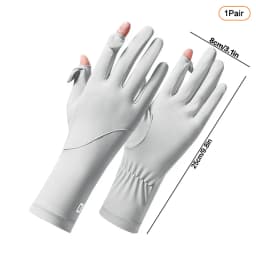 Sunscreen Stretch Women Anti UV Mid-long Breathable Glove For Spring Summer Thin Gloves