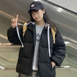 New Winter Thick Warm Fake Two Pieces Down Cotton Jacket Woman Parkas Overcoat Autumn Female Korean Loose Puffer Outerwear Black