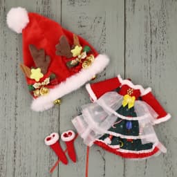 Outfits For ICY DBS Blyth Doll Christmas Clothes Santa Claus Dress Xmas Elk Suit 1/6 BJD Azone S Anime Girl