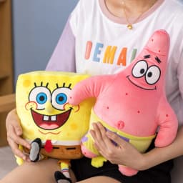  Original Peluche Spongebob Patrick Star Eugene H. Krabs Gary the Snail Plush Toy Throw Pillow Cute Plushies Decorations Gift