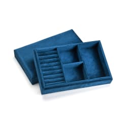 TAIMY Velvet Personalized Custom Logo Jewelry Box Storage Jewellery Tray Dressing Table Organizer