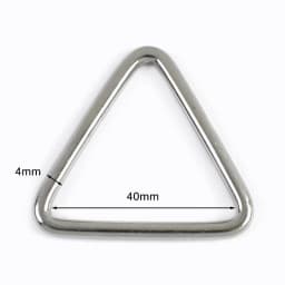10Pcs 3-5x15-50mm 304 Stainless Steel Triangle Ring Buckle for Dog Harness Leash Webbing Bag Strap Junction Connector Hardware