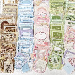 20pcs/1lot Kawaii Scrapbook Sticker Flower leaf sugar paste Scrapbooking Supplies Planner Decorative Stationery Sticker