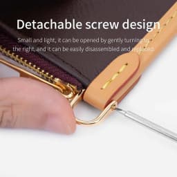 CRAZYSMITH Detachable Open Screw D Ring Buckle Removable Shackle Clasp Bag Straps Modification Hardware Handles Bag Accessories