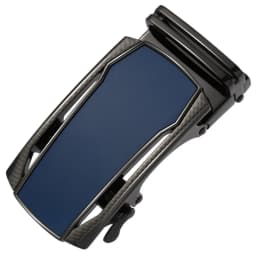 High Quality Blue Black Belt Buckle Head Mens Alloy Automatic Buckle For 3.5CM Width Ratchet Leather Belt