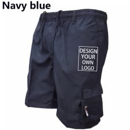 Customized Summer Printed Men's Cargo Shorts Casual Jogging Shorts Loose Pocket Work Shorts Sports Shorts
