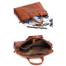Retro Men's Briefcase Leather Casual Handbag Top Layer Cowhide Shoulder Bags Men Business Bag Pure Leather Laptop Tote Bags