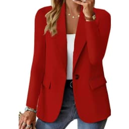 New Women Fashion Solid Button Suit Coat Lapel Long Sleeve Hatless Casual Coat Jacket Oversized Work Office Lady Business Autumn