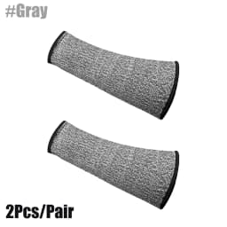 GOMOREON 1Pair Cut Resistant Sleeves, Burn Heat Resistant Arm Sleeve Protectors Protective Forearm Sleeves Cooking Gardening