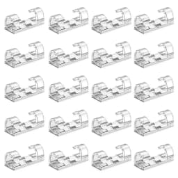 Cable Holders For Cords Set Of 20pcs No Drilling Cord Management Desktop Wire Organization For USB Cables Ethernet Cables Mouse
