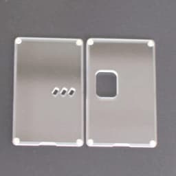 DIY Door Hinge Mounting Plate With Holes For Home Kitchen Cupboard for for BB Stubby aio RAGA SSPP switch panels Doors Furniture