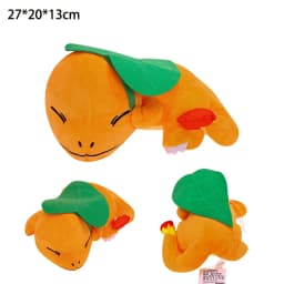 Anime Pokemon Plush Toy Sleeping Charizard Charmander Psyduck Snorlax Stuffed Doll Animal Pillow Peluche Pillow Birthday Gift