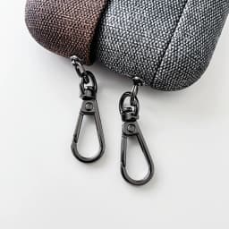 Fashion Matte PU Leather Hook Earphone Case For Apple Airpods 1 2 3 4 Pro 3 2 Wireless Bluetooth Earphone Anti Scratch Cover