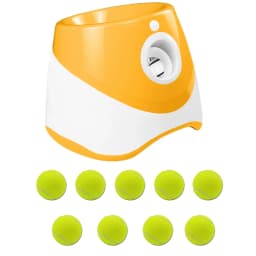 Dog Launcher Automatic Dogs Chase Toy Tennis Throwing Pinball Machine Fun Interactive Throw Rechargable Catapult USB Charging
