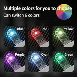 AI Voice-controlled USB Sound-activated LED Night Light/bedside Sleep Light