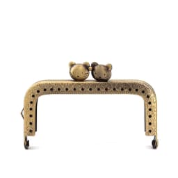 10pcs 8.5CM 10.5CM 12.5CM Cat Metal Purse Frame Handle for Clutch Bag Handbag Accessories Making Kiss Clasp Lock Bronze Bags