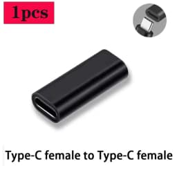 USB C Female To Female Adapter USB C 3.1 Coupler For Connecting Two Type C Cable For Phone Tablet And Extension Connector