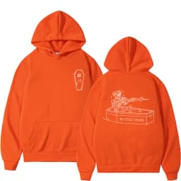Battle Tribe From The Grave Pull Over Print Hoodie Men Vintage Casual Fleece Cotton Sweatshirt Male Fashion Oversized Hoodies