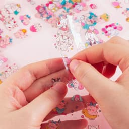 10pcs/package Cartoon Animals Stickers Decorative Scrapbook Diary Background Paper DIY Garbage Magazine Diary Stationery