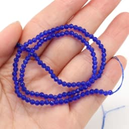 125 Pieces Spinel Bead Crystal Beads Loose Exquisite appearance DIY Jewelry Making Bracelet Necklace Accessories 3mm Length 38cm