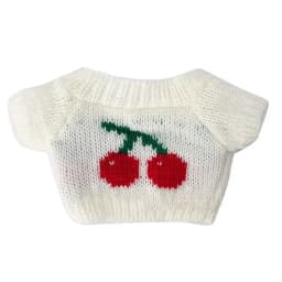 20CM Doll Clothes Knitted Sweater Christmas Style Cute Tops Valentine's Day Love Coat Winter Warm For Idol Dolls Accessories Toy